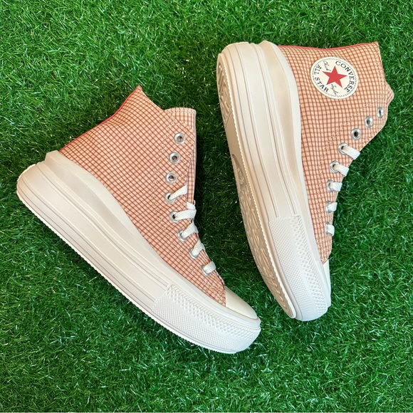 Converse All Star Chuck Taylor Ctas Move Hi Oil Milk / Rhubarb Pie - Picture 8 of 8